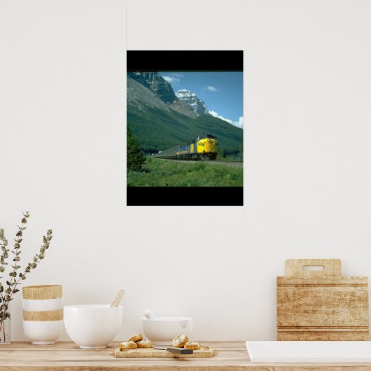 Via FP-7 #6302 leidt trein #2_Trains Poster (Keuken)