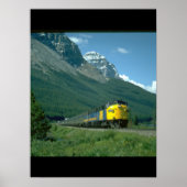Via FP-7 #6302 leidt trein #2_Trains Poster (Voorkant)