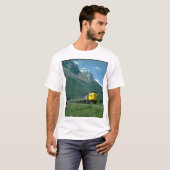 Via FP-7 #6302 leidt trein #2_Trains T-shirt (Voorkant volledig)