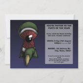 Via het toetsenbord, uitnodiging (Achterkant)