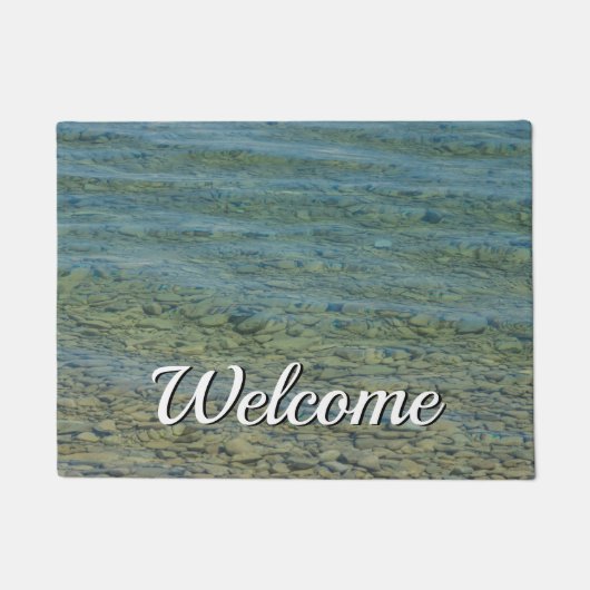 Via Lake Huron Welkom Doormat Deurmat (Voorkant)