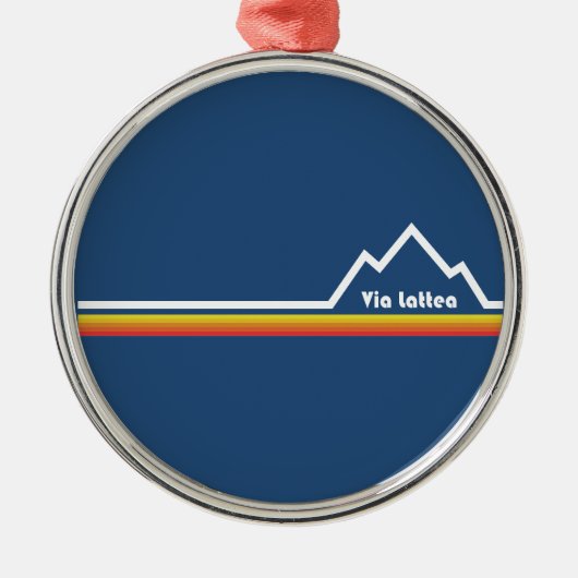 Via Lattea Metalen Ornament (Voorkant)