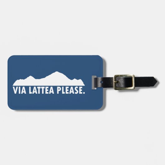 Via Lattea Please Bagagelabel (Voorkant horizontaal)
