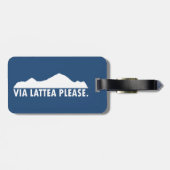 Via Lattea Please Bagagelabel (Achterkant horizontaal)