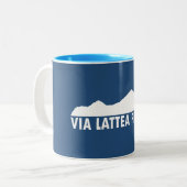 Via Lattea Please Tweekleurige Koffiemok (Voorkant links)