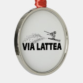 Via Lattea Schansspringer Metalen Ornament (Rechts)
