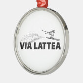 Via Lattea Schansspringer Metalen Ornament (Links)