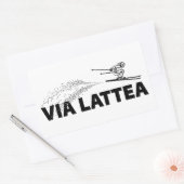Via Lattea Schansspringer Rechthoekige Sticker (Envelop)