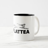 Via Lattea Schansspringer Tweekleurige Koffiemok (Voorkant rechts)