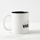 Via Lattea Schansspringer Tweekleurige Koffiemok (Links)