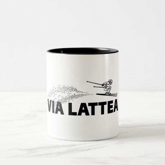 Via Lattea Schansspringer Tweekleurige Koffiemok (Center)