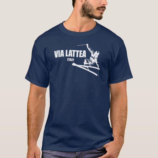 Via Lattea Skiloper T-shirt (Voorkant)