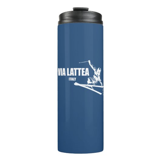 Via Lattea Skiloper Thermosbeker (Voorkant)