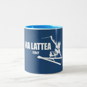 Via Lattea Skiloper Tweekleurige Koffiemok