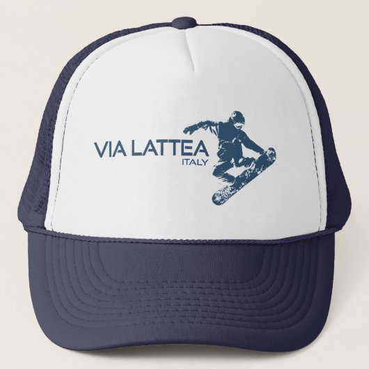 Via Lattea Snowboarder Trucker Pet (Voorkant)