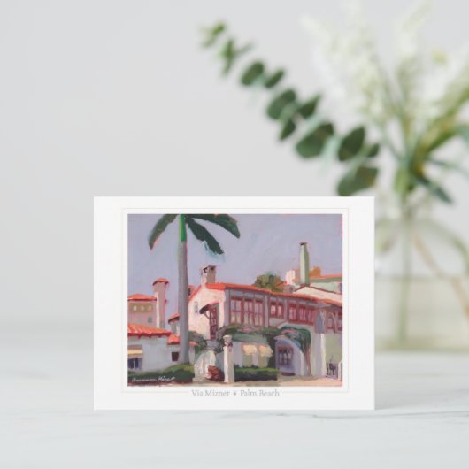 Via Mizner briefkaart (Staand voorkant)