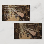 Via Roma, Napels, Italië klassiek Photochrom Visitekaartje (Voorkant / Achterkant)