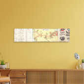 Via treindienst uit Chicago Canvas Afdruk (Insitu (Woonkamer))