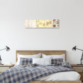 Via treindienst uit Chicago Canvas Afdruk (Insitu (Slaapkamer))