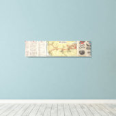 Via treindienst uit Chicago Canvas Afdruk (Insitu (Houten vloer))