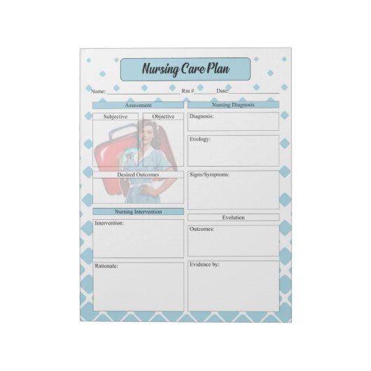 Via Verpleegschool _ Verpleegzorgplan Notitieblok (Linkerzijde)