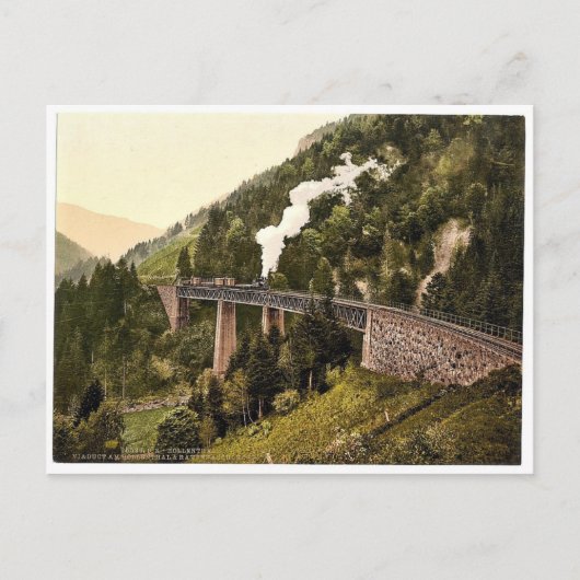 Viaduct and gorge, Hollenthal, Black Forest, Baden Briefkaart (Voorkant)