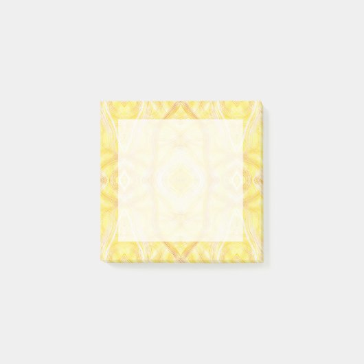 Viaduct Licht Geel Abstract Waterverf Kunst Post-it® Notes (Voorkant)
