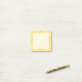 Viaduct Licht Geel Abstract Waterverf Kunst Post-it® Notes (Op bureau)
