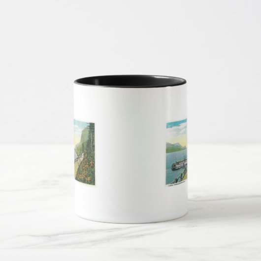 Viaduct Near Multnomah Herfsten, Columbia River Mok (Midden)