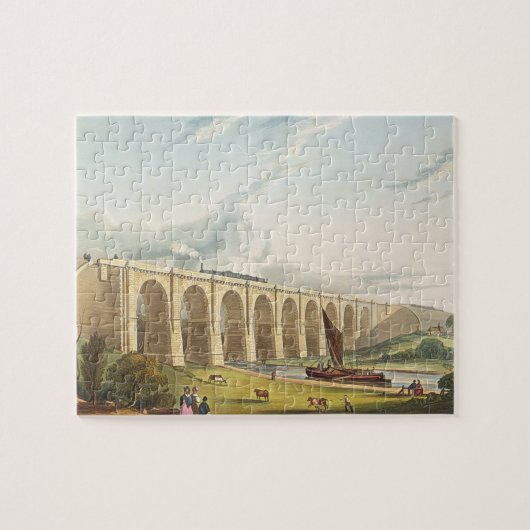 Viaduct over de vallei van Sankey, bord 4 van 'Li Legpuzzel (Horizontaal)