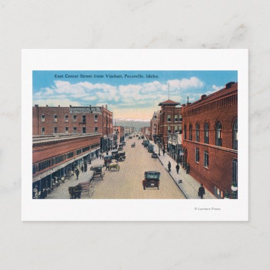 Viaduct Uitzicht East Center Street Briefkaart (Voorkant)