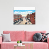 Viaduct Uitzicht East Center Street Canvas Afdruk (Insitu (Woonkamer))