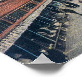 Viaduct Uitzicht East Center Street Poster (Hoek)