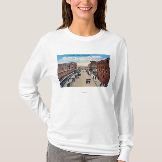 Viaduct Uitzicht East Center Street T-shirt (Voorkant)