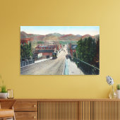 Viaduct Uitzicht van Center Street Pocatello, ID Canvas Afdruk (Insitu (Woonkamer))