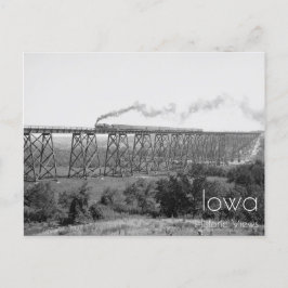 viaduct voor de Westerne spoorweg in Chicago en No Briefkaart