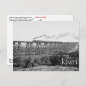 viaduct voor de Westerne spoorweg in Chicago en No Briefkaart (Voorkant / Achterkant)