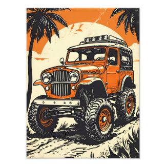 Viagem Rústica Foto Afdruk