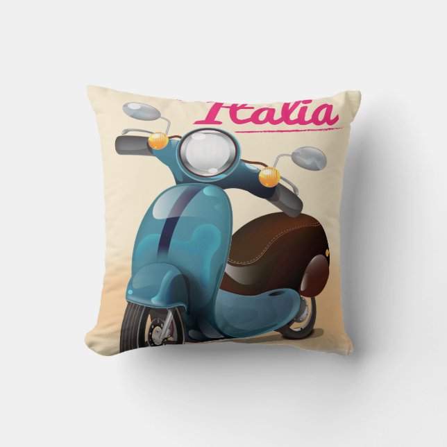 Viaggio a Italia reisposterprint Kussen (Voorkant)