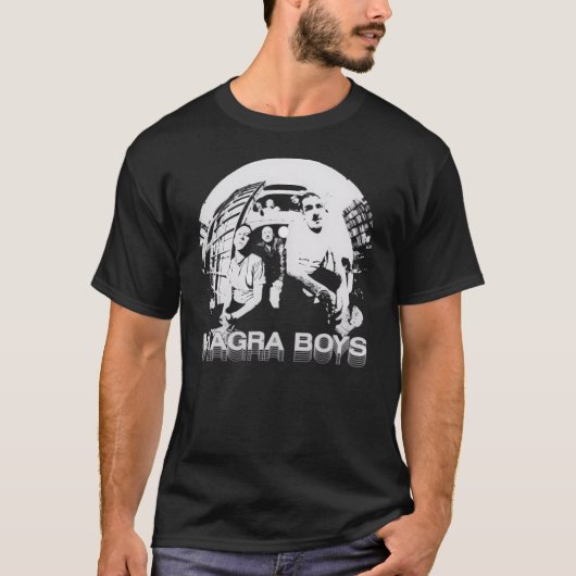 Viagra Boys Post Punk Garnaal Shack Sebastian Murp T-shirt (Voorkant)