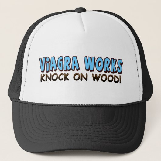 Viagra Works Trucker Pet (Voorkant)
