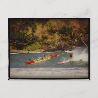 Viaja con 1 surfer x Kauai Briefkaart