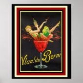 Vian! du Berni-Cappiello Ad Poster 16 x 20 (Voorkant)