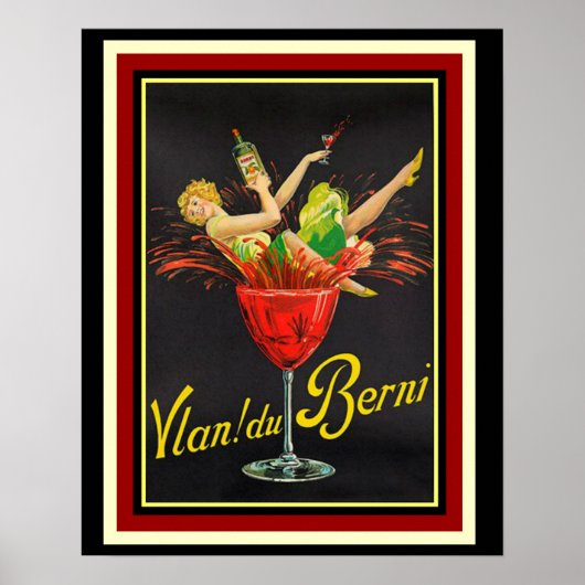 Vian! du Berni-Cappiello Ad Poster 16 x 20 (Voorkant)