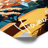 Viana Castelo Portugal vintage reisillustratie Poster (Hoek)