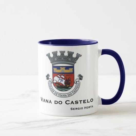 Viana do Castelo Portugal Aangepaste Mok (Rechts)