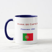 Viana do Castelo Portugal Aangepaste Mok (Links)