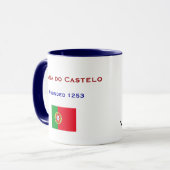 Viana do Castelo Portugal Aangepaste Mok (Voorkant links)