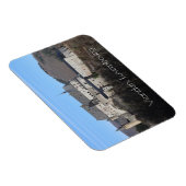 Vianden Castle Winter Uitzicht, Luxemburg Magneet (Rechterzijde)