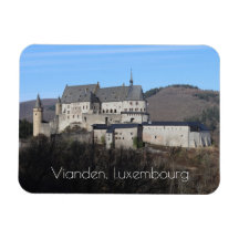 Vianden Castle Winter Uitzicht, Luxemburg
